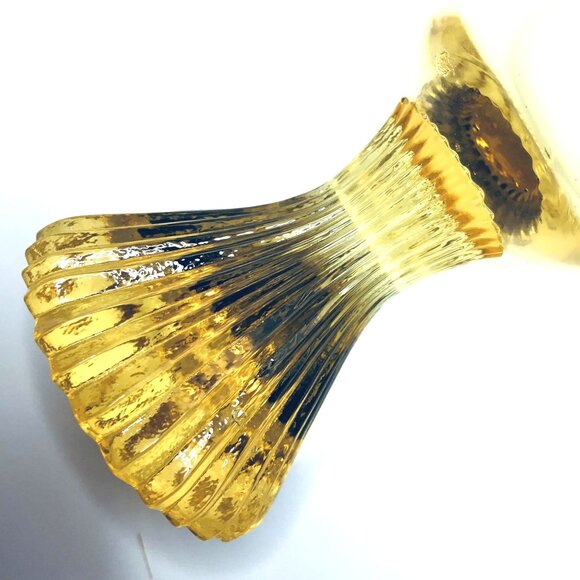 4 Vintage TALL Lenox Buttercup Yellow Tempo Footed Water Goblet 6 3/4 inches Gla - Picture 5 of 6